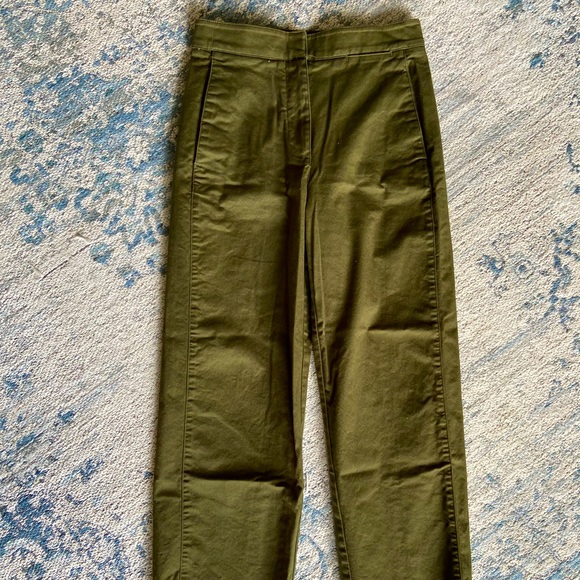 ARITZIA “Babaton” army green high waisted pants - Picture 1 of 5